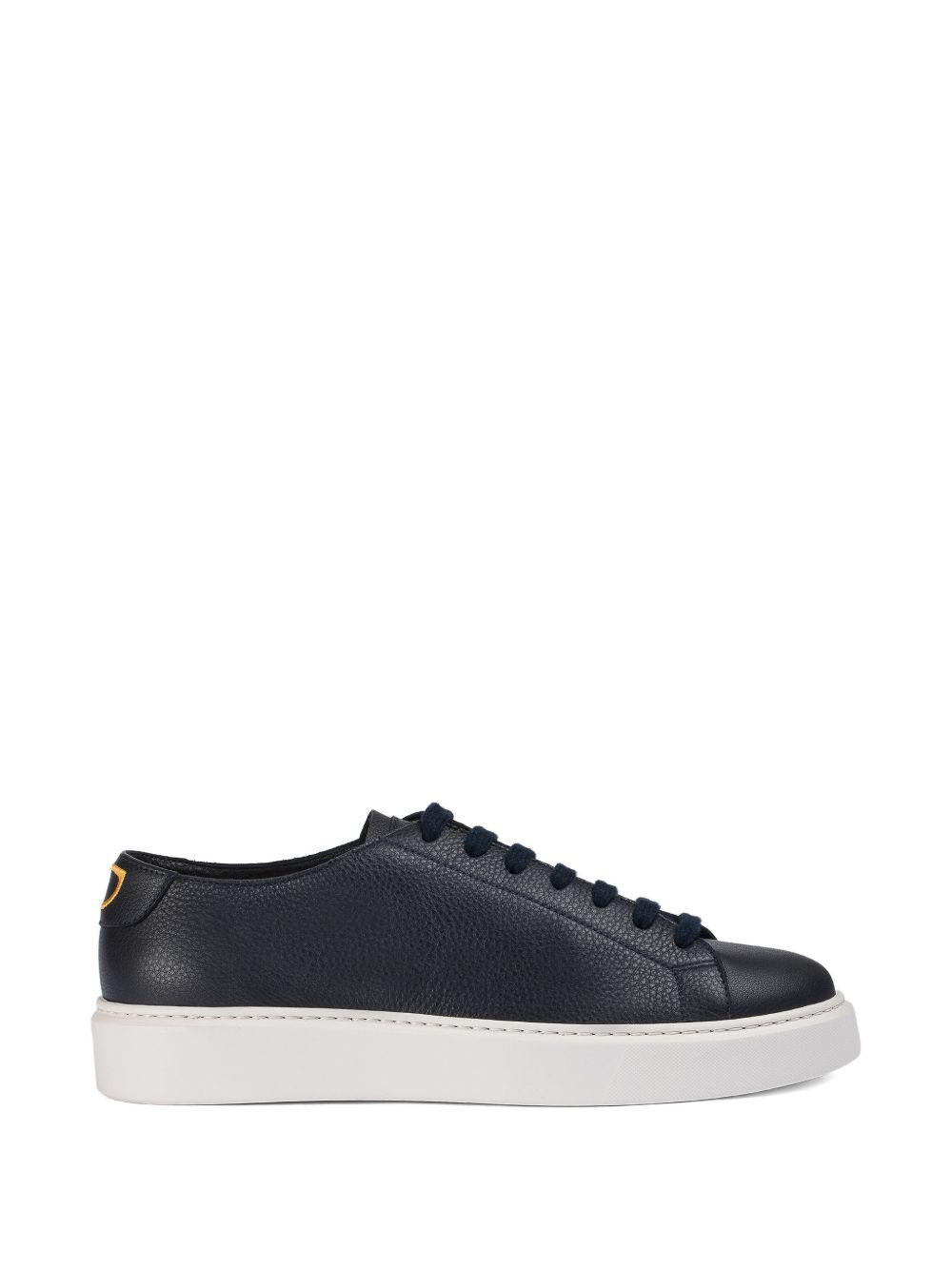 Sneakers abisso in pelle con lacci 