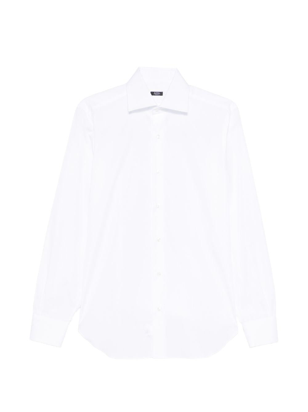 Camicia bianca in cotone 