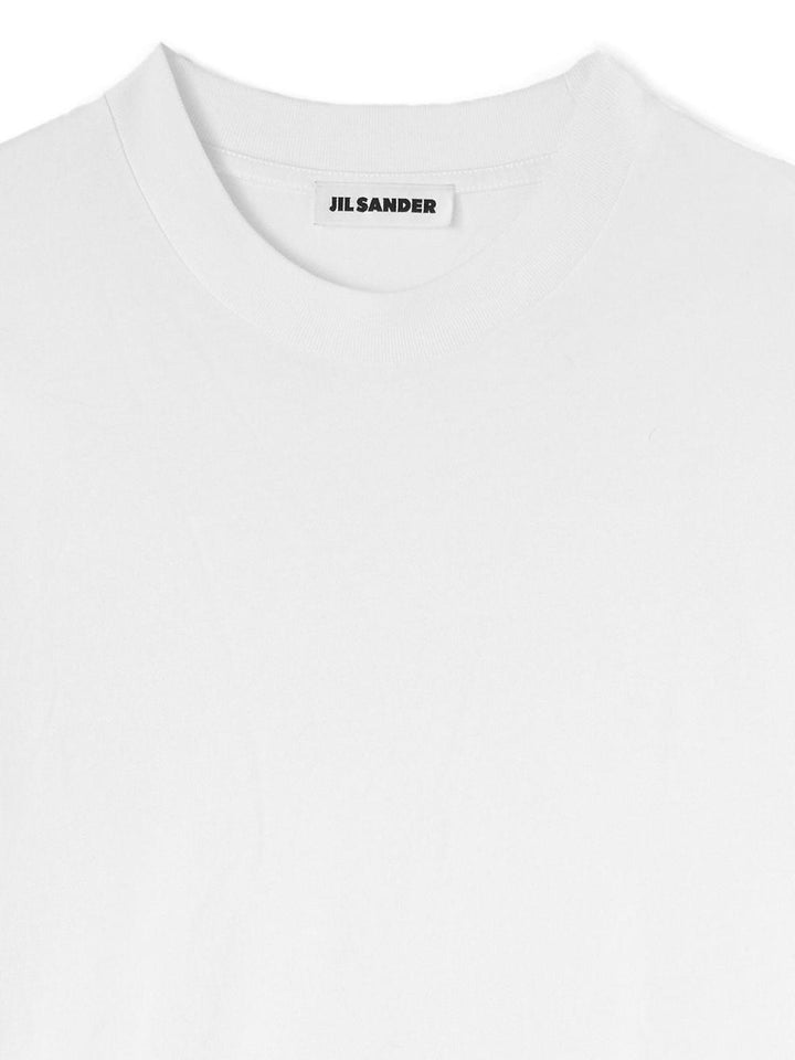 T-shirt girocollo bianca 