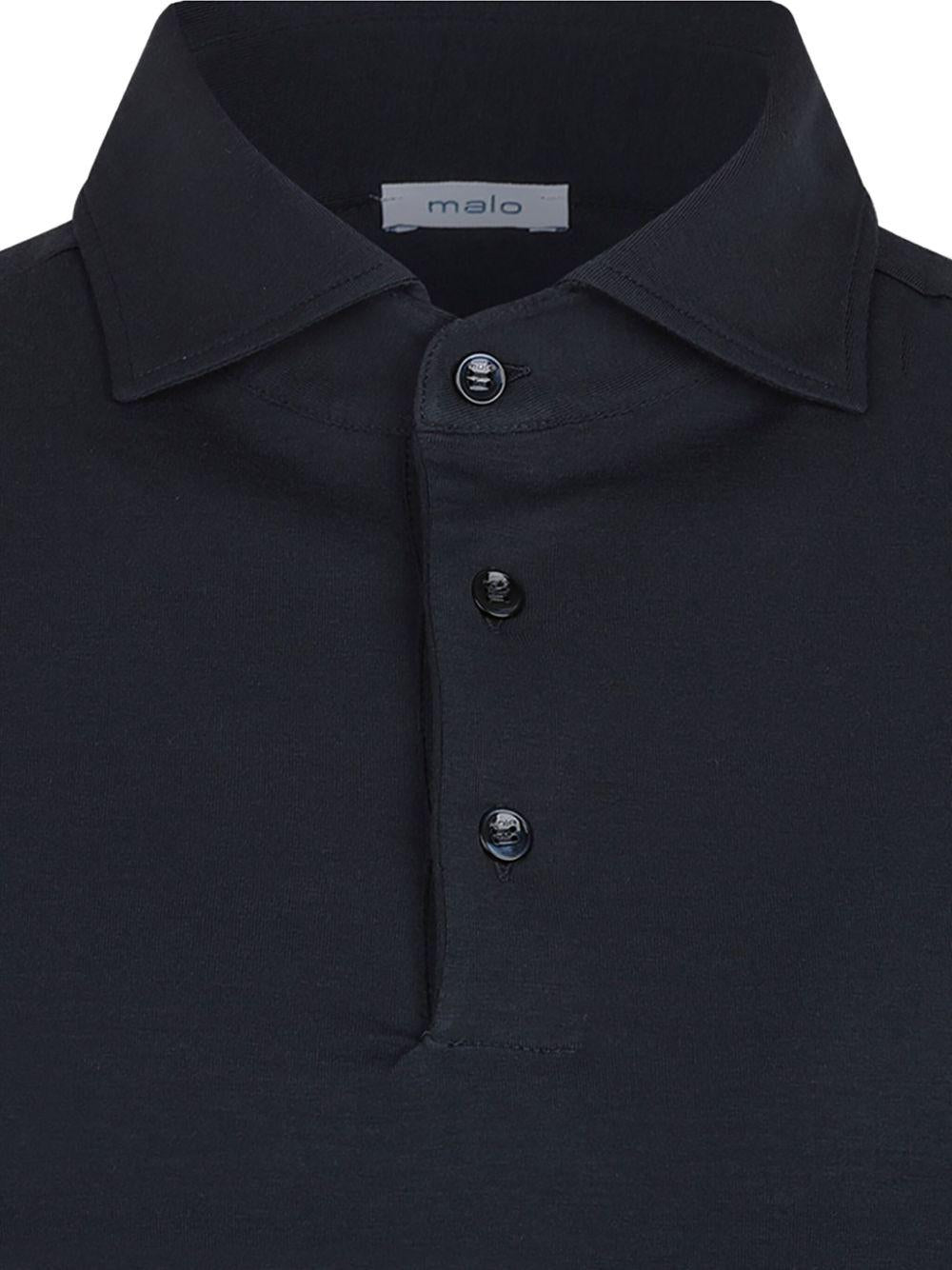 Polo a maniche corte blu 