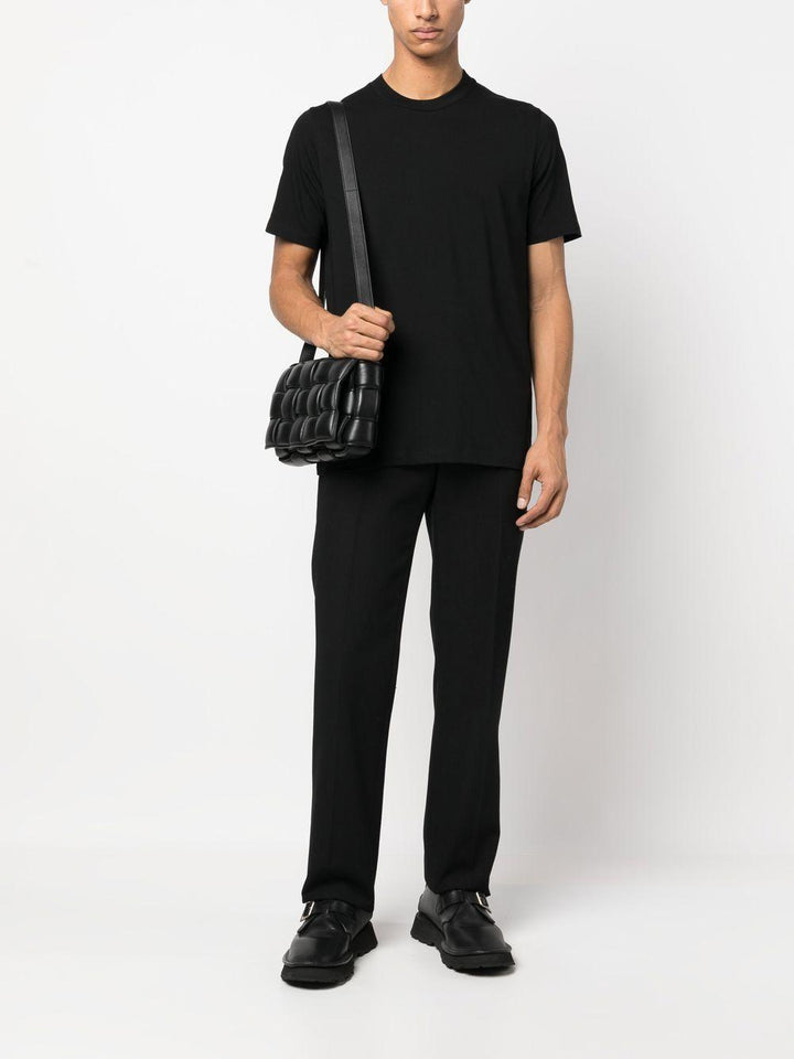 T-shirt girocollo nera 