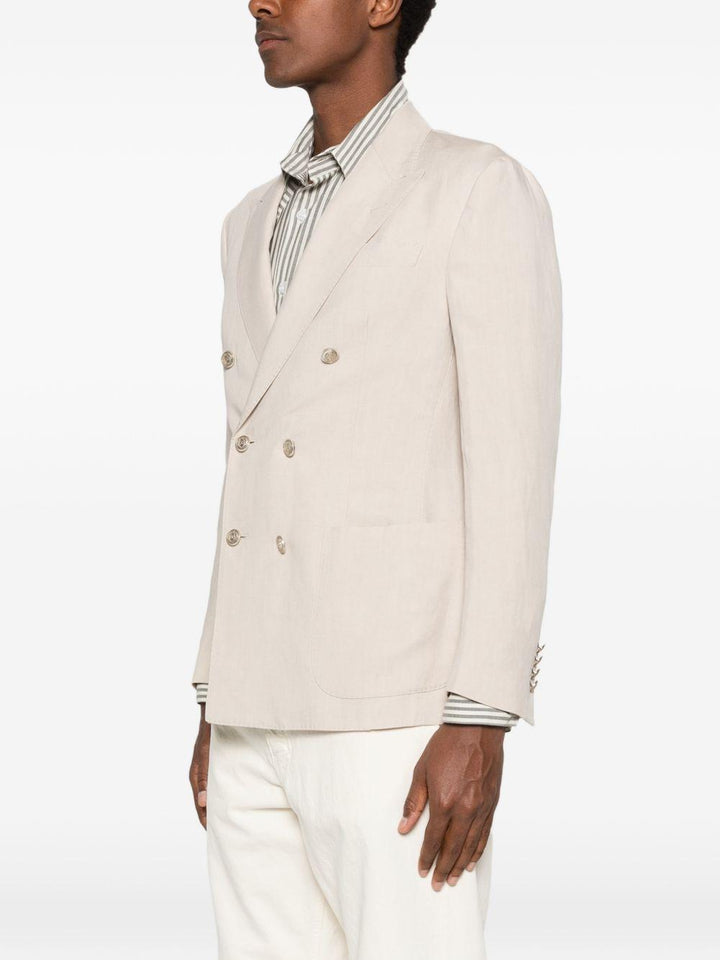 Blazer doppiopetto sabbia 