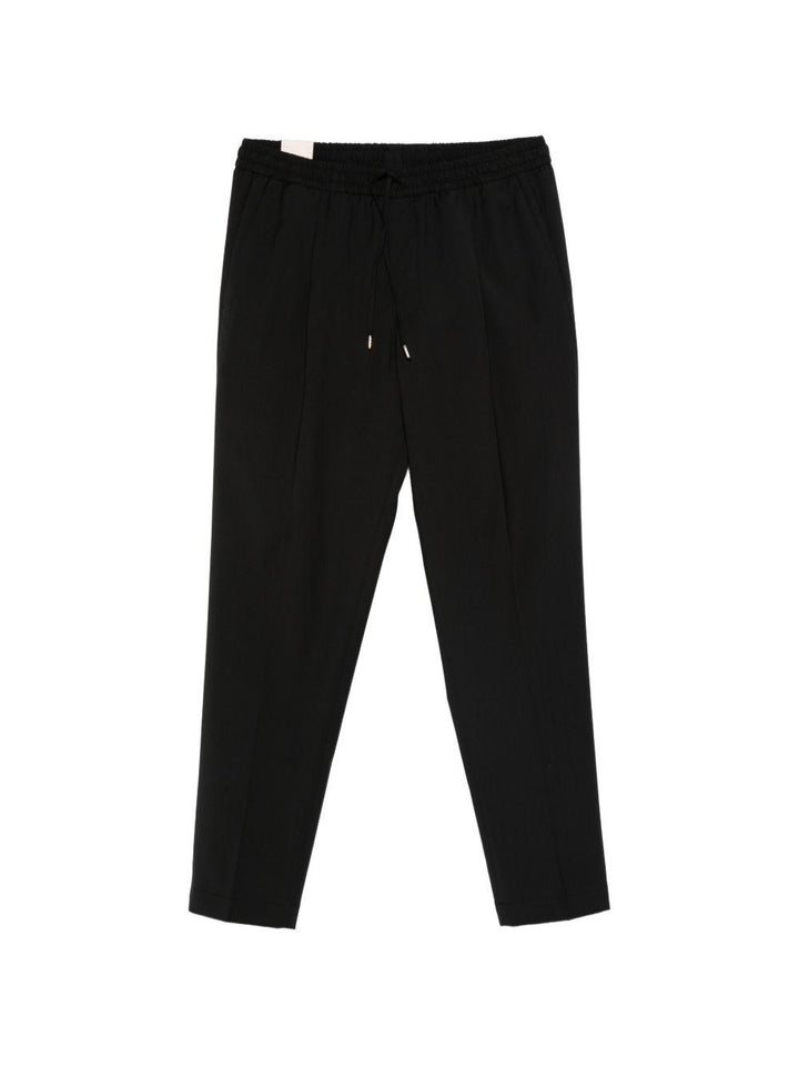 Pantaloni Wimbledons neri con coulisse 