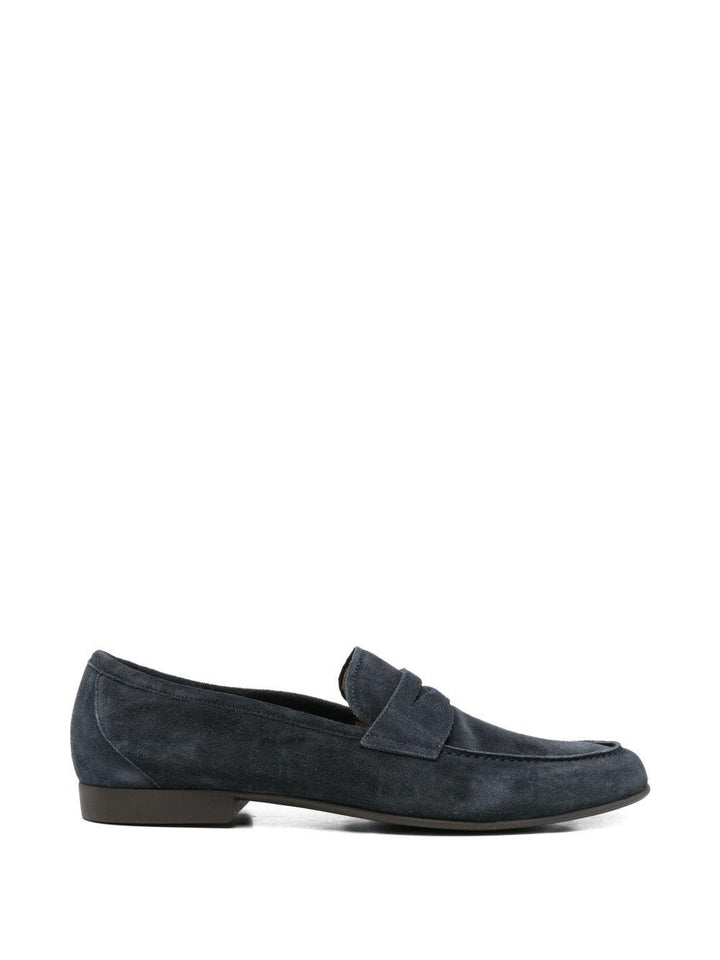 Mocassino marine in pelle 