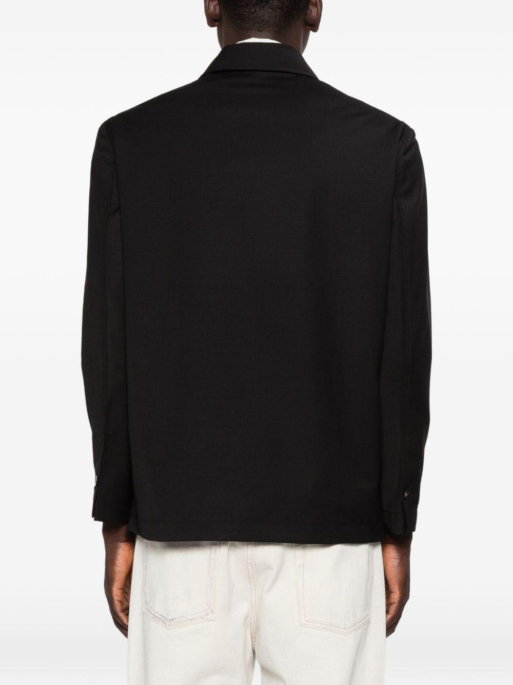 Overshirt James nera 