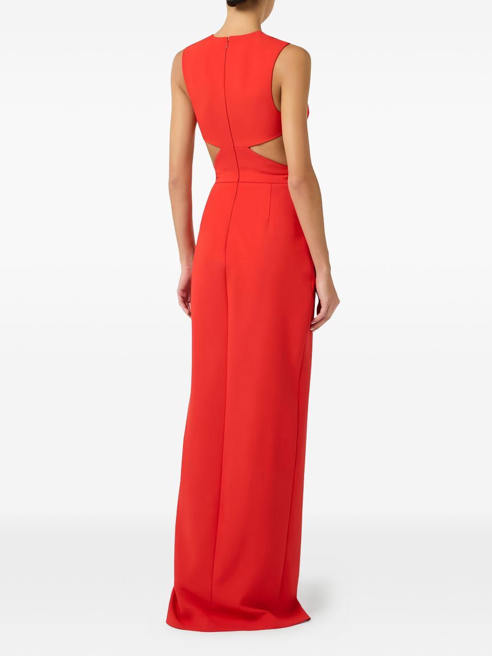 Abito lungo con cut-out 
