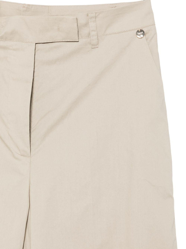 Pantaloni con logo e placca 