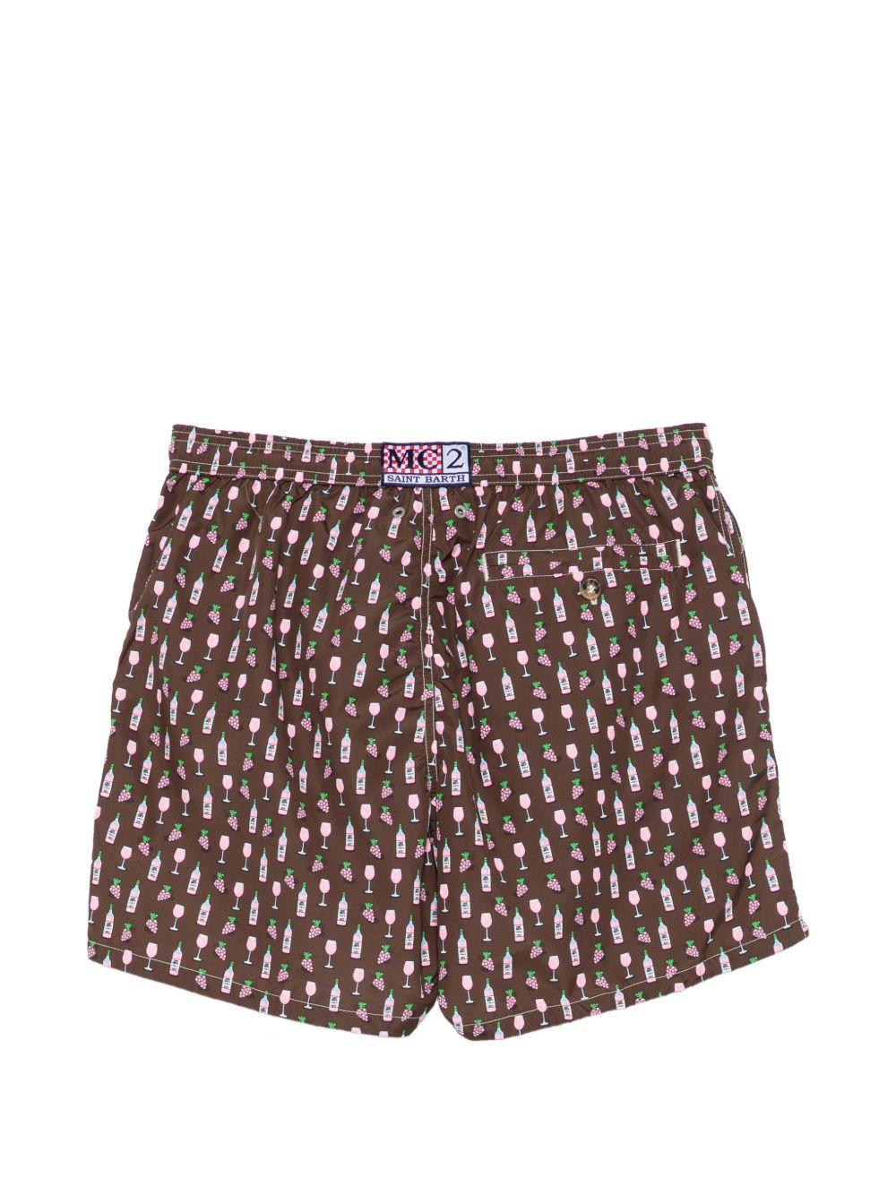 Costume da bagno marrone 