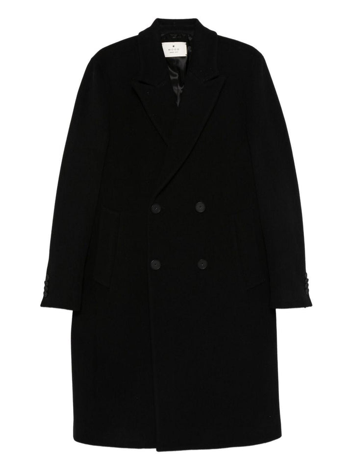 Cappotto doppiopetto nero 