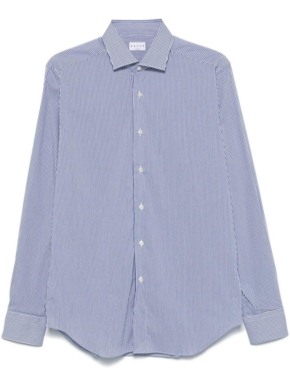Camicia in cotone blu 