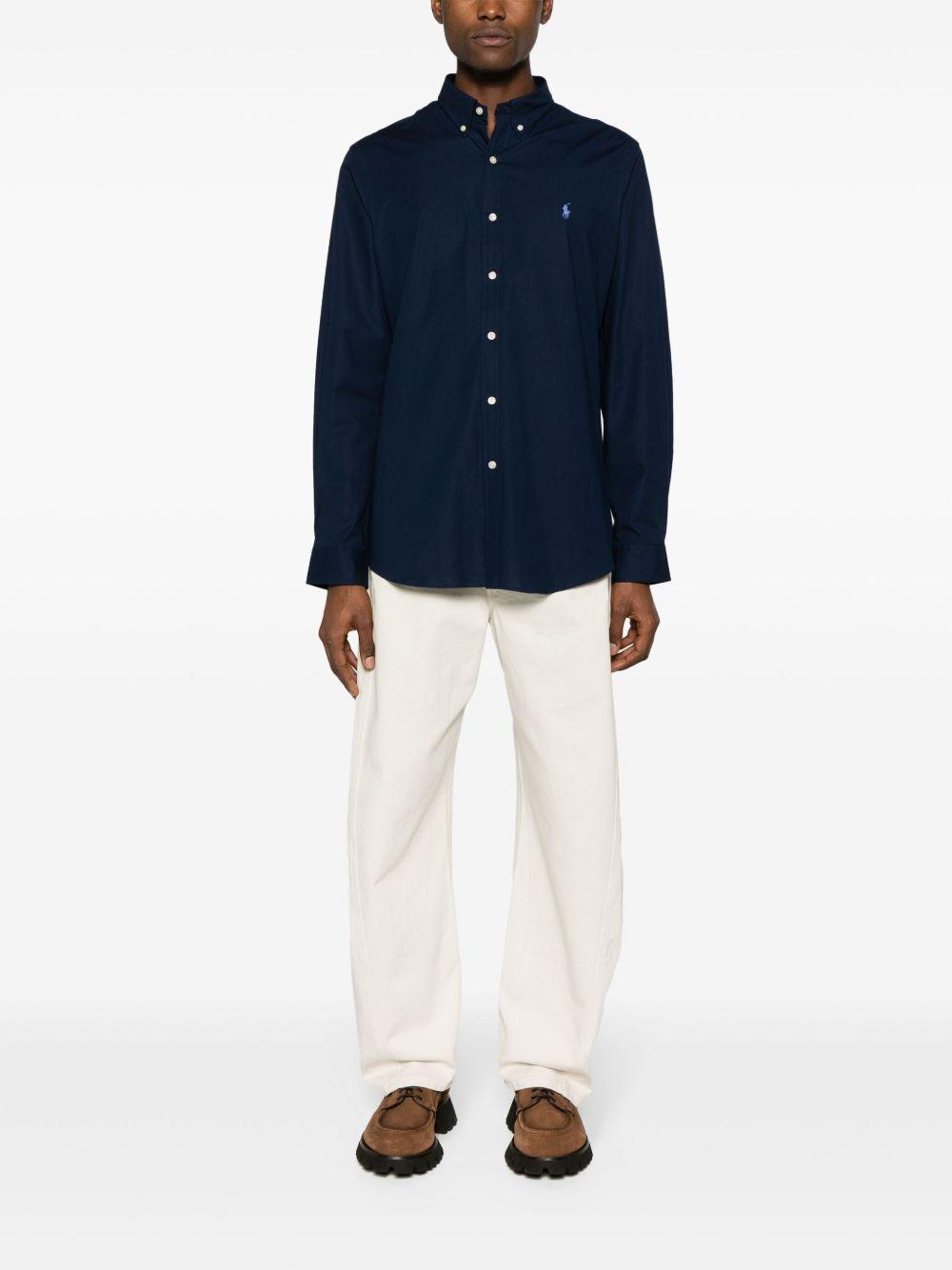 Camicia Polo Pony blu navy 