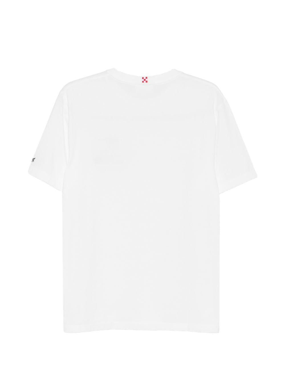 T-shirt bianca con stampa grafica 