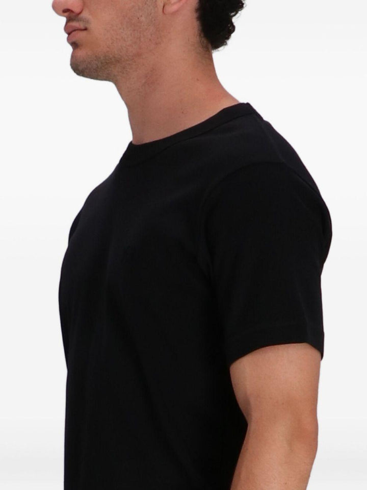 T-shirt nera con logo 