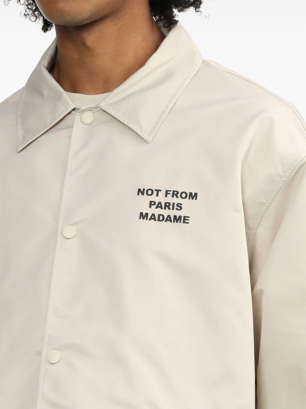 Bomber La Veste Slogan beige 