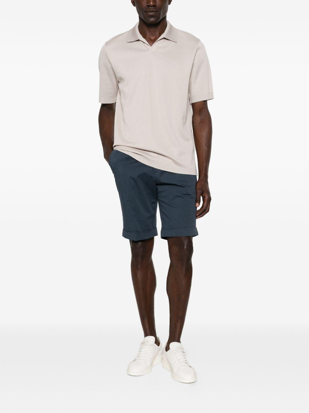 Shorts oceano con risvolto 