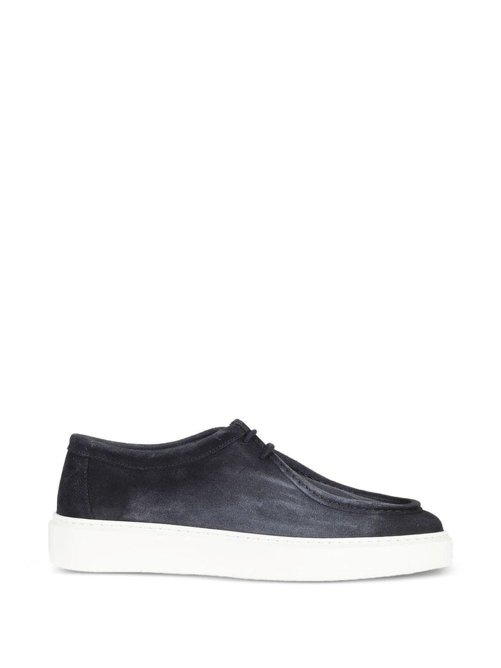 Sneakers blu notte con lacci 