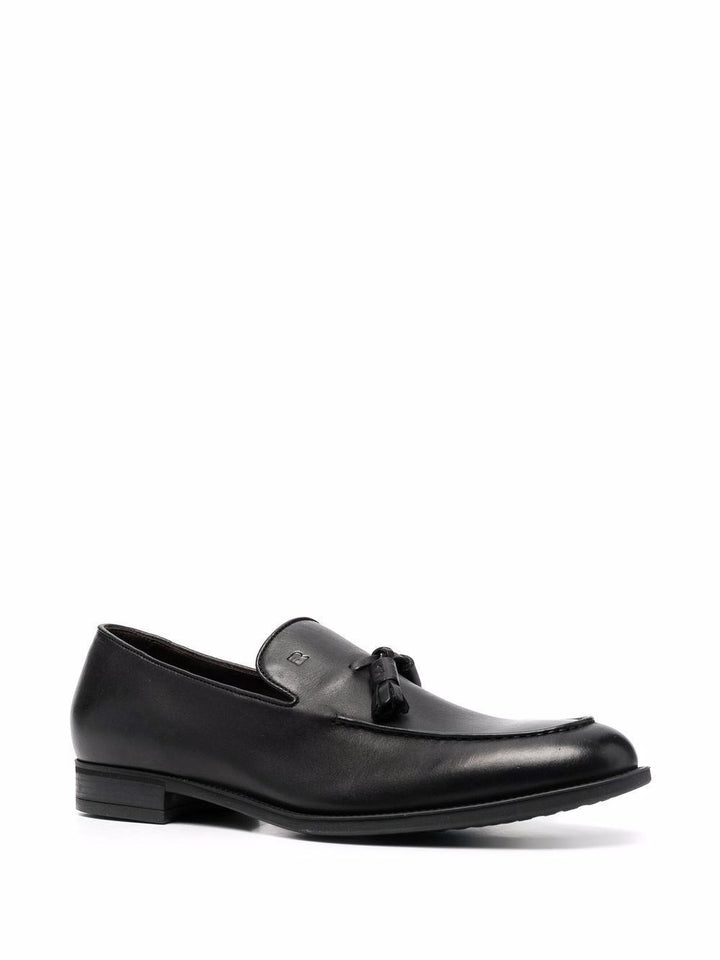 Mocassino nero in pelle 