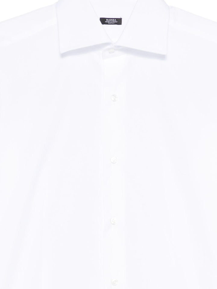 Camicia bianca in cotone 