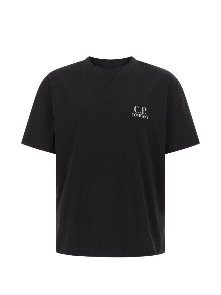 T-shirt con logo nera 