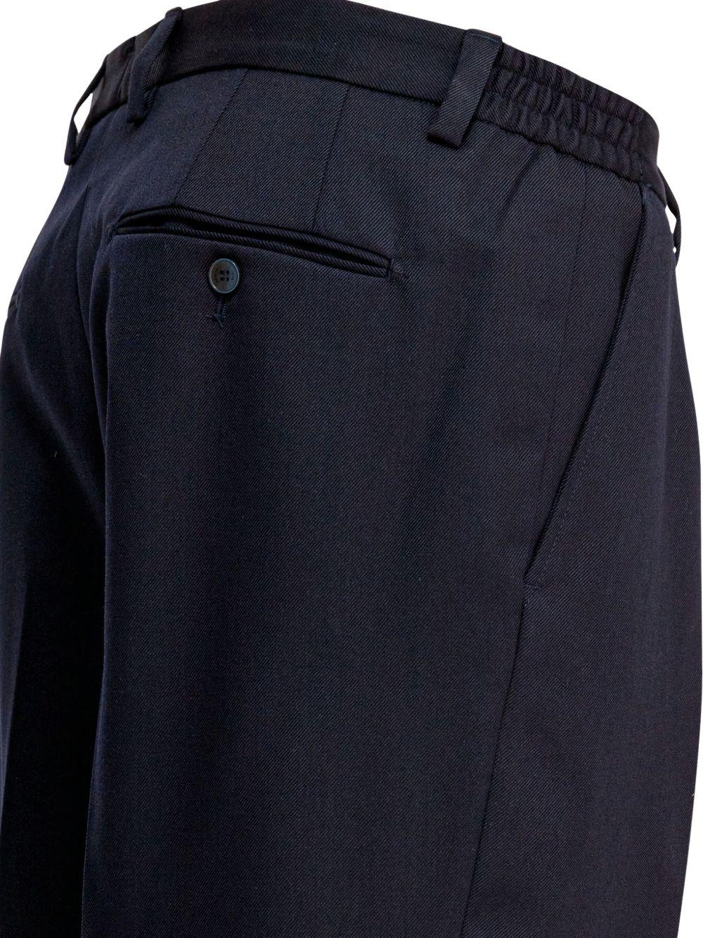 Pantaloni in lana blu 