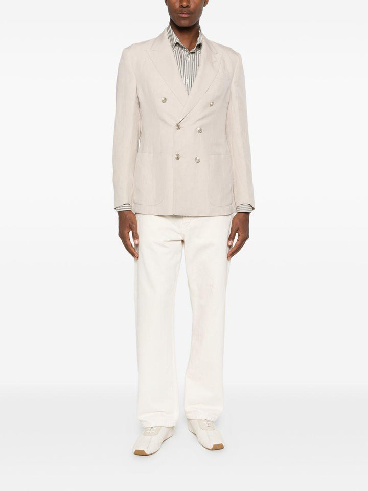 Blazer doppiopetto sabbia 