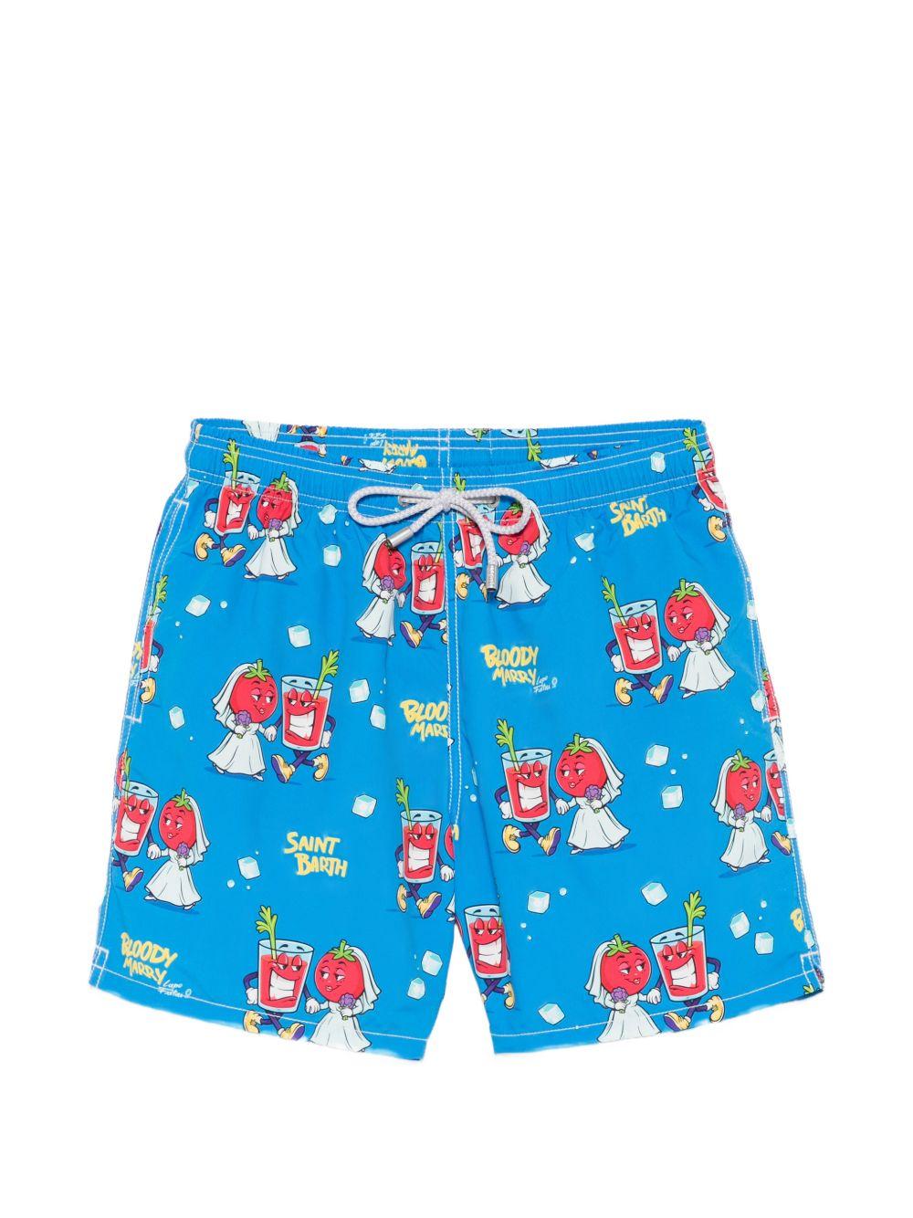 Costume da bagno azzurro 