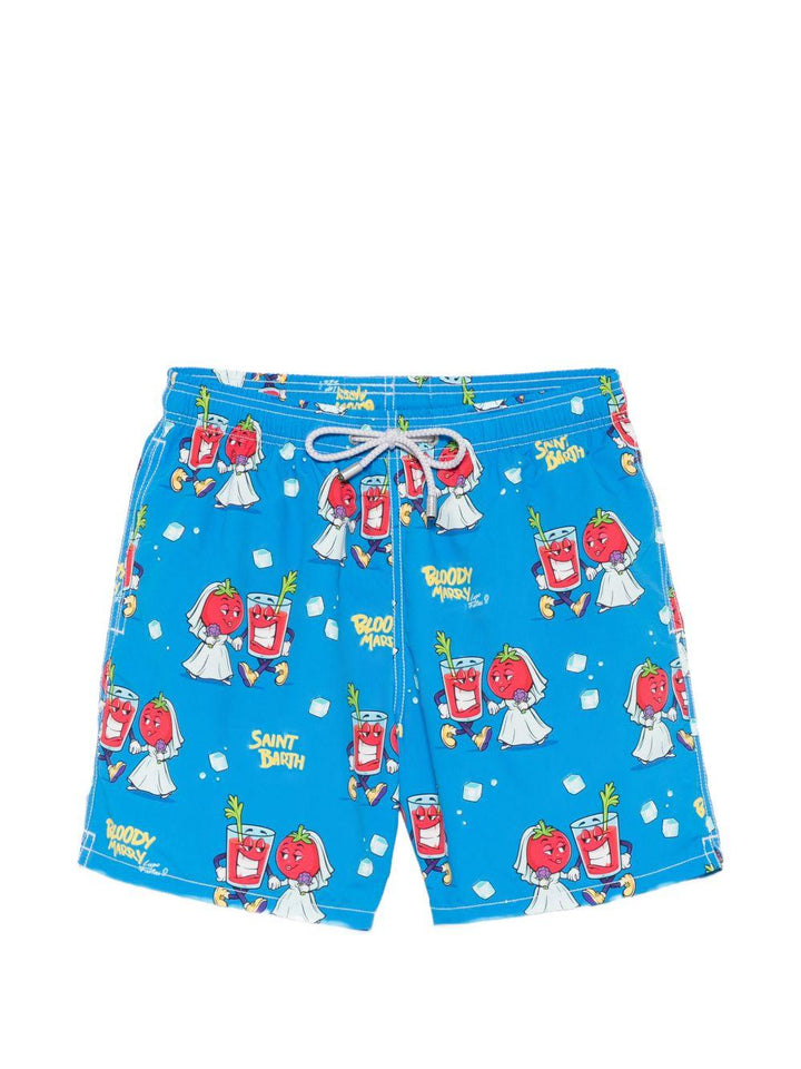 Costume da bagno azzurro 