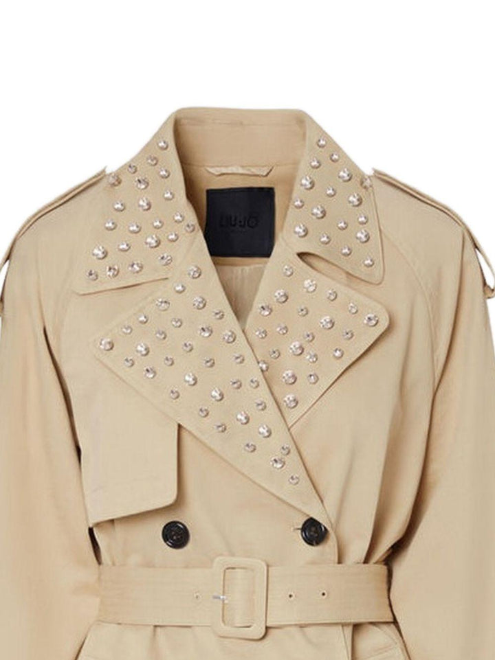 Trench con decorazione 