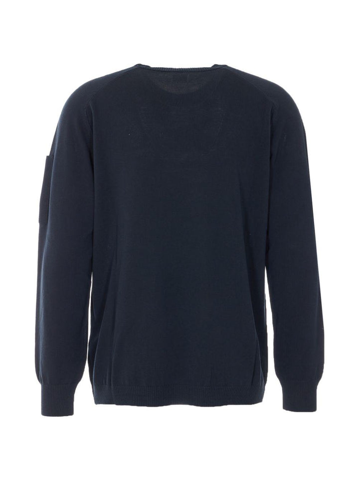 Maglione con taschino nero 