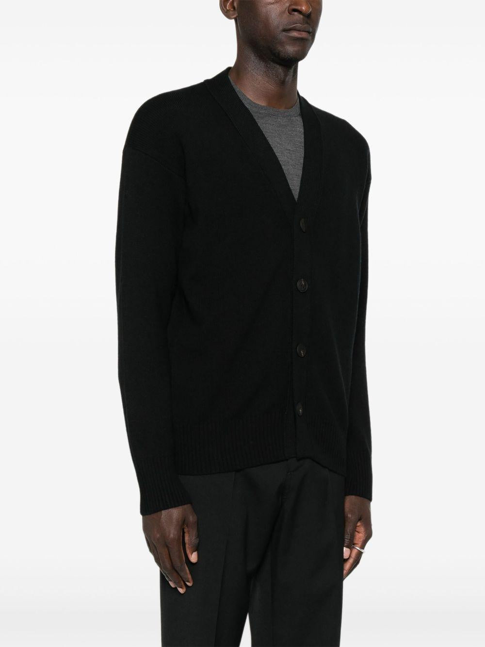 Cardigan pesante nero