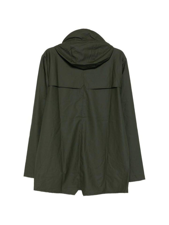 Giacca verde con cappuccio 