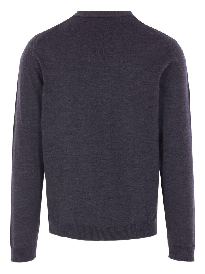 Cardigan con bottoni antracite 
