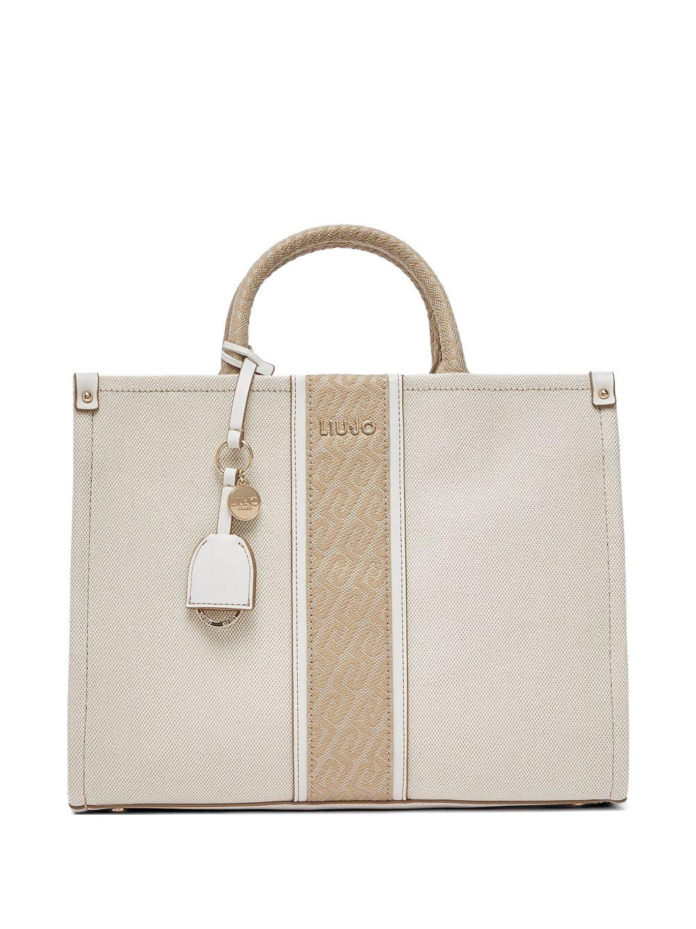 Borsa tote jacquard media 