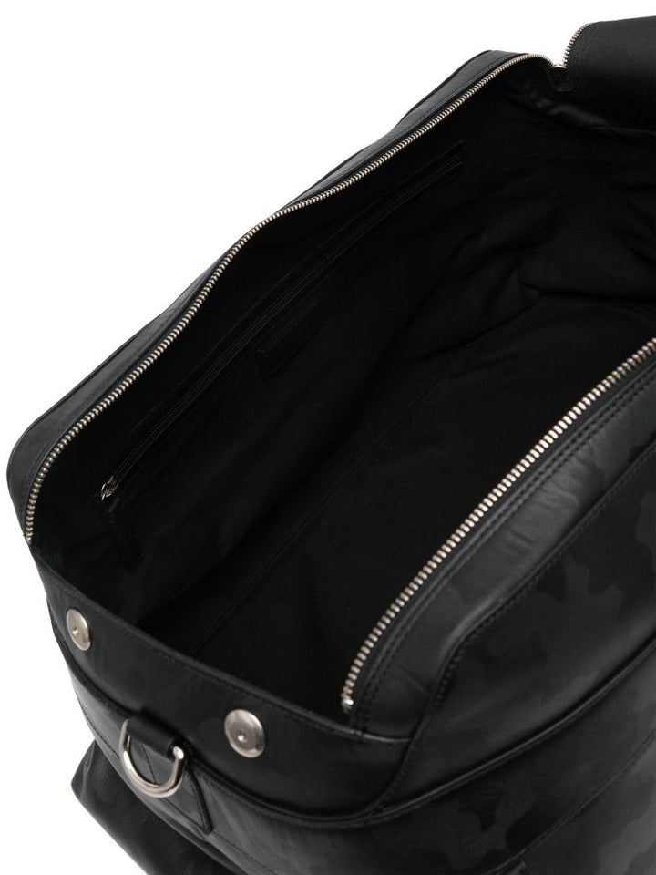 Borsone nero in pelle 