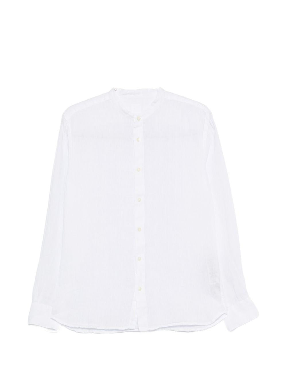 Camicia bianca colletto coreano 