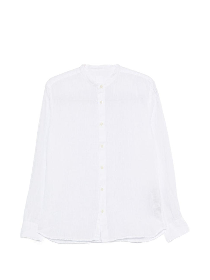 Camicia bianca colletto coreano 
