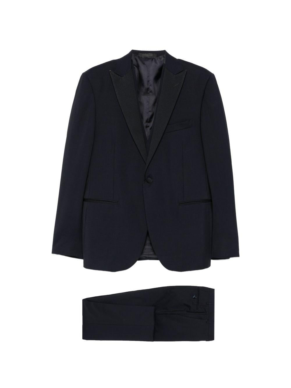 Smoking monopetto blu navy 