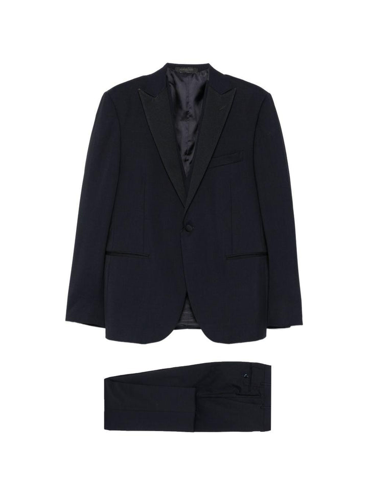 Smoking monopetto blu navy 