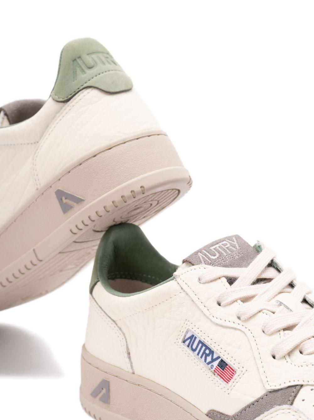 Sneakers Medalist Pelle olive/white 