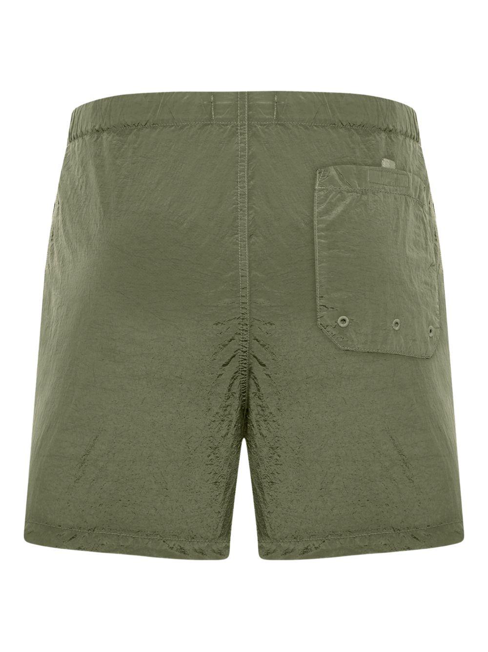 Costume verde militare con coulisse 