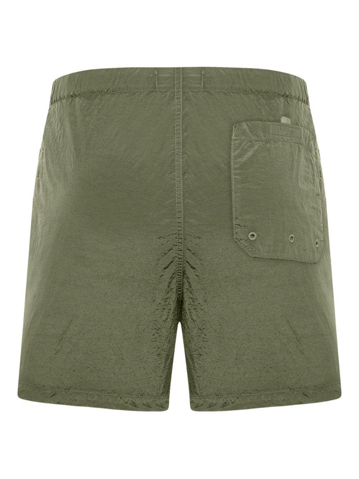 Costume verde militare con coulisse 