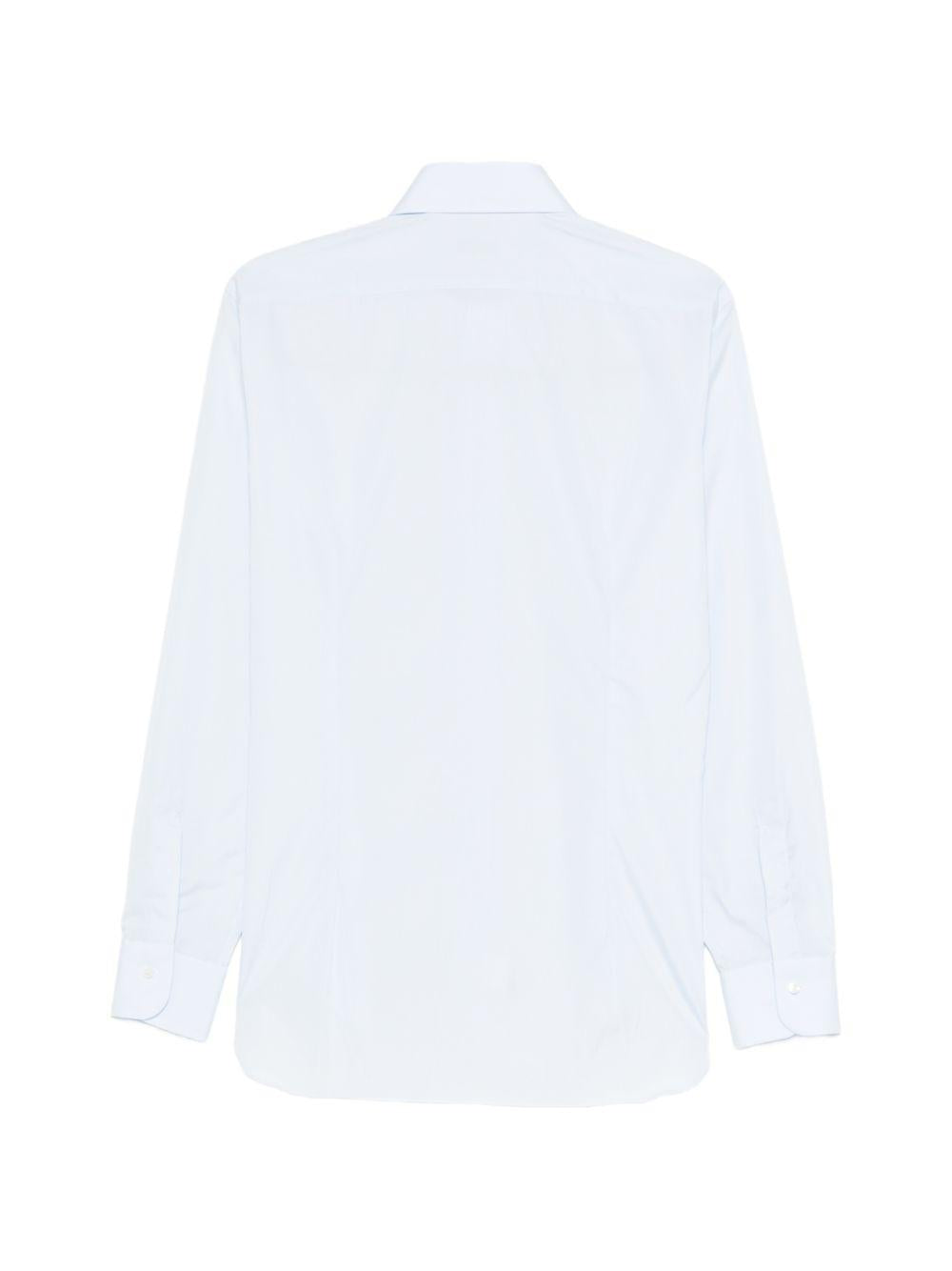 Camicia celeste in cotone 