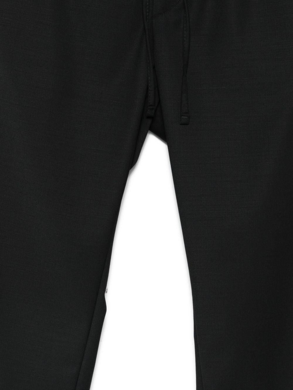 Pantaloni con coulisse neri 