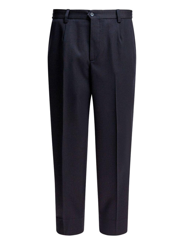 Pantaloni in lana blu 