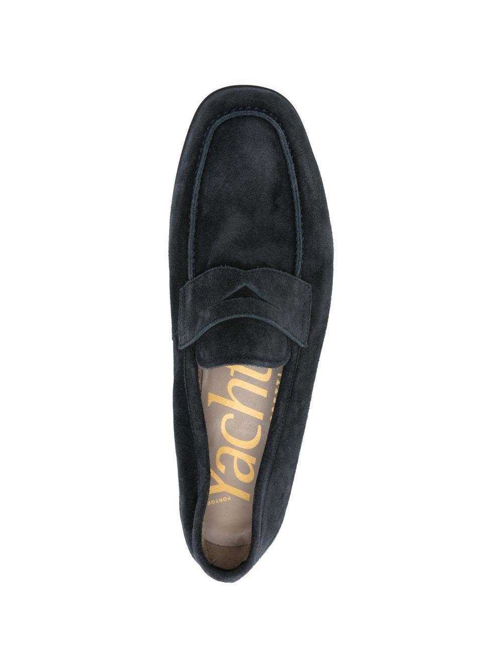 Mocassino marine in pelle 