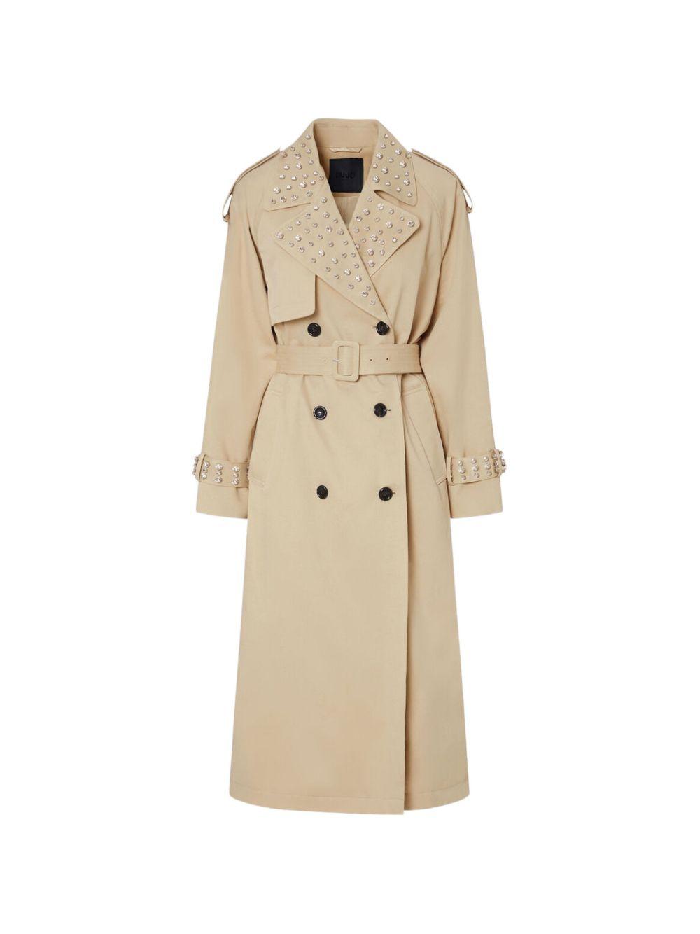 Trench con decorazione 