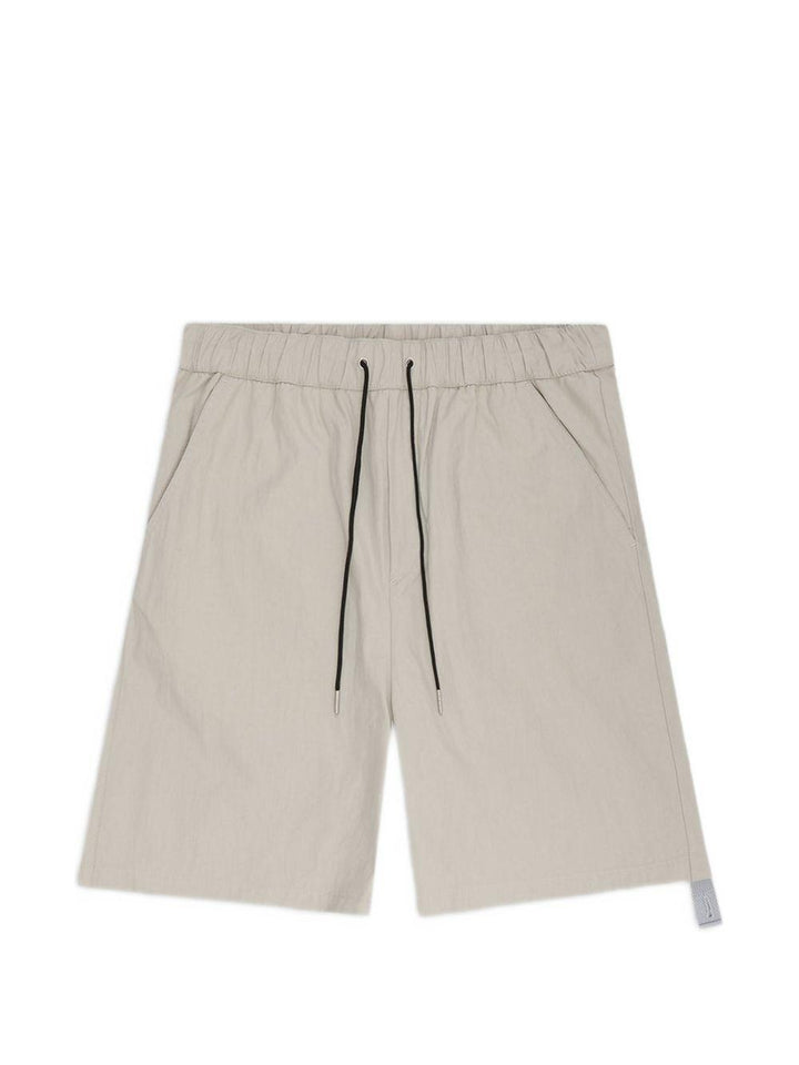 Shorts con coulisse grigio 