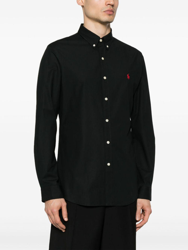 Camicia Polo Pony nera 