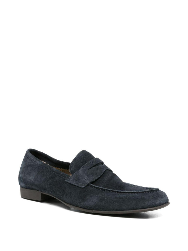 Mocassino marine in pelle 