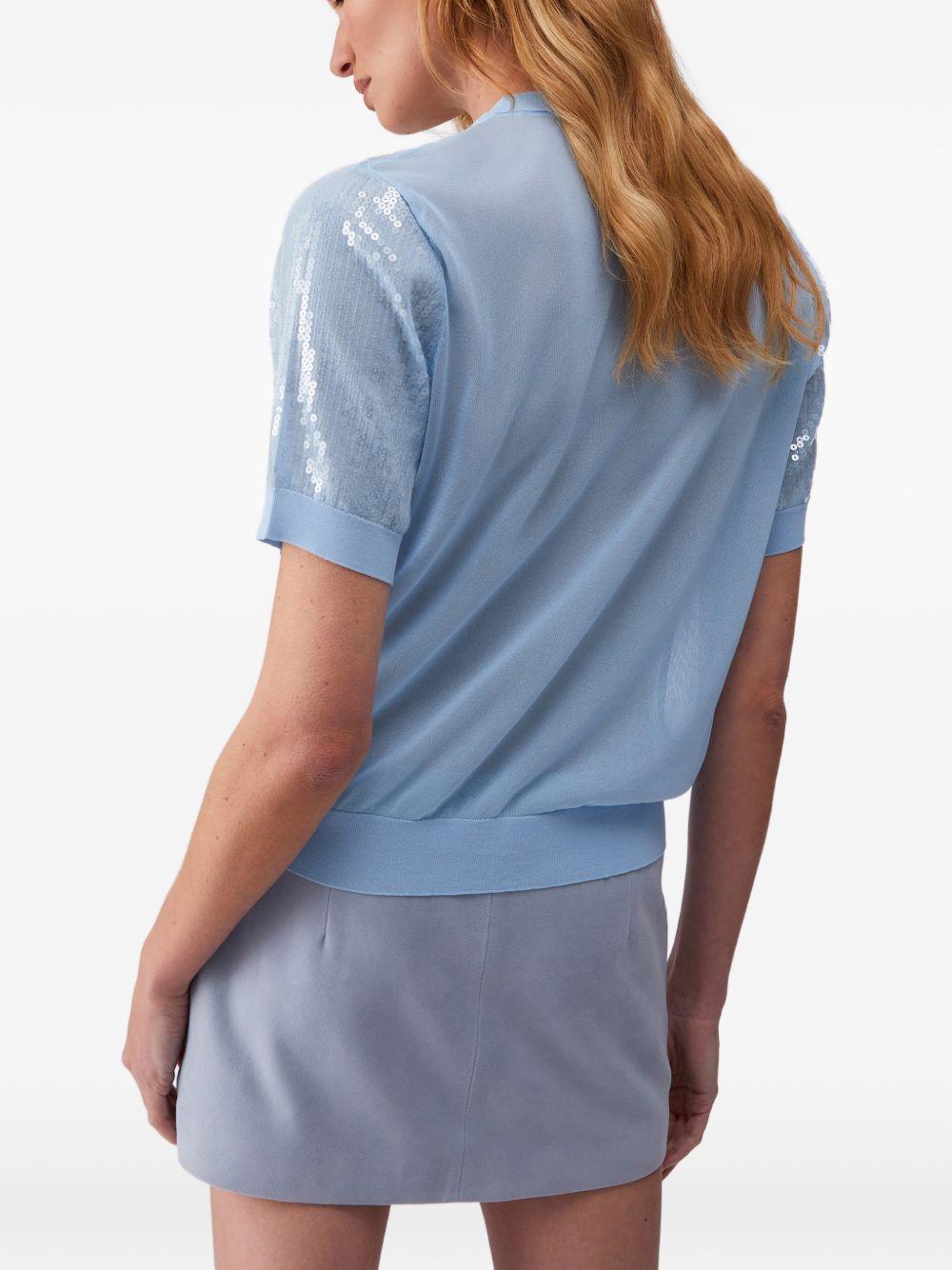 T-shirt con paillettes 